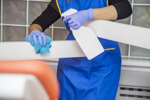 Close-up of hot water extraction cleaning a carpet fibre